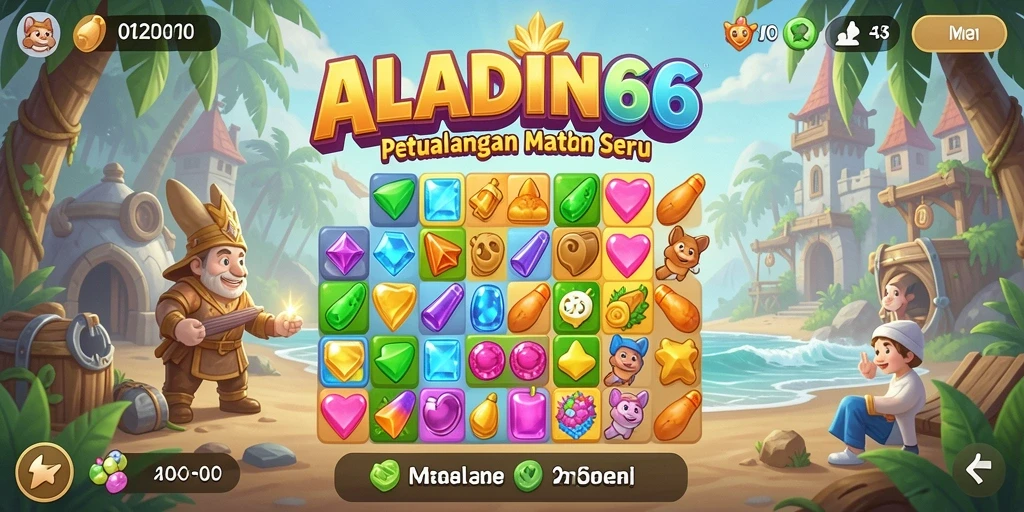 Tangkapan layar gameplay <strong>ALADIN66</strong> yang penuh warna dan tantangan.