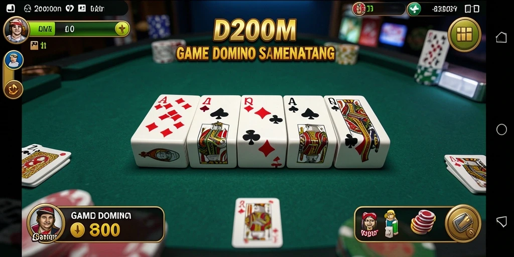 Tampilan gameplay seru dalam D200M dengan grafis menarik.