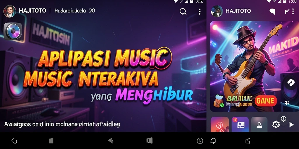 Tangkapan layar gameplay HAJITOTO menampilkan pemain bernyanyi lagu favorit.