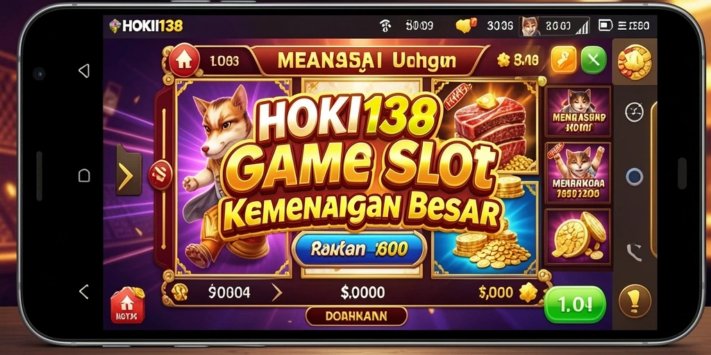Tampilan gameplay menarik HOKI138 dengan berbagai tema slot.