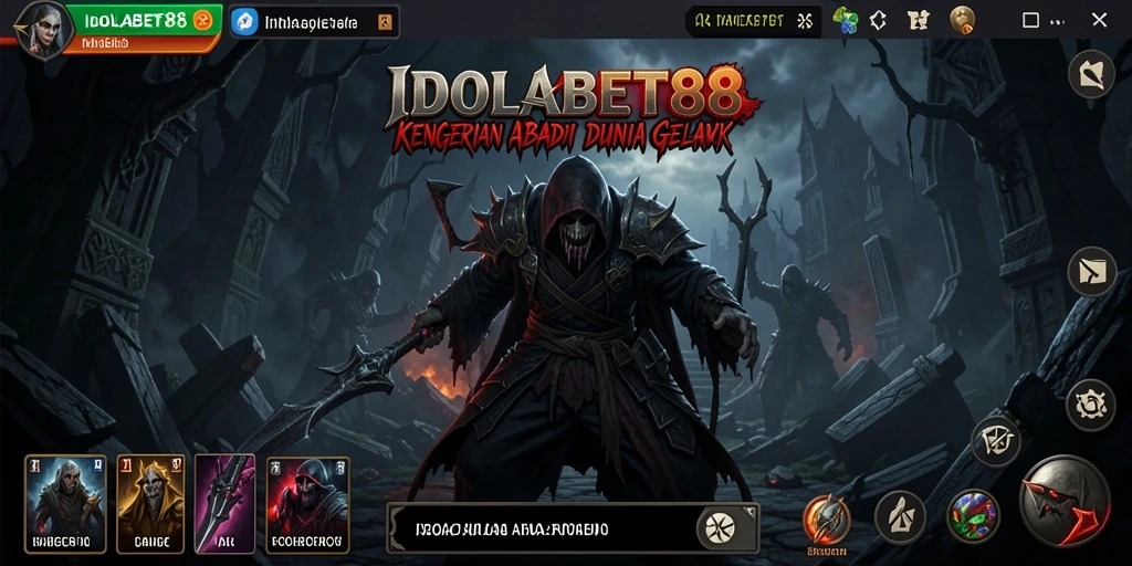 Tampilan grafis mencekam dari IDOLABET88 yang memikat.