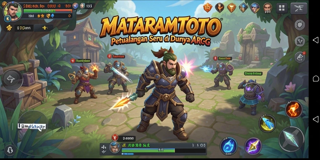 Tampilan gameplay ARPG yang menegangkan dan penuh aksi.