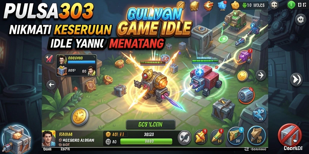 Screenshot gameplay PULSA303 menampilkan keseruan di dunia Idle.
