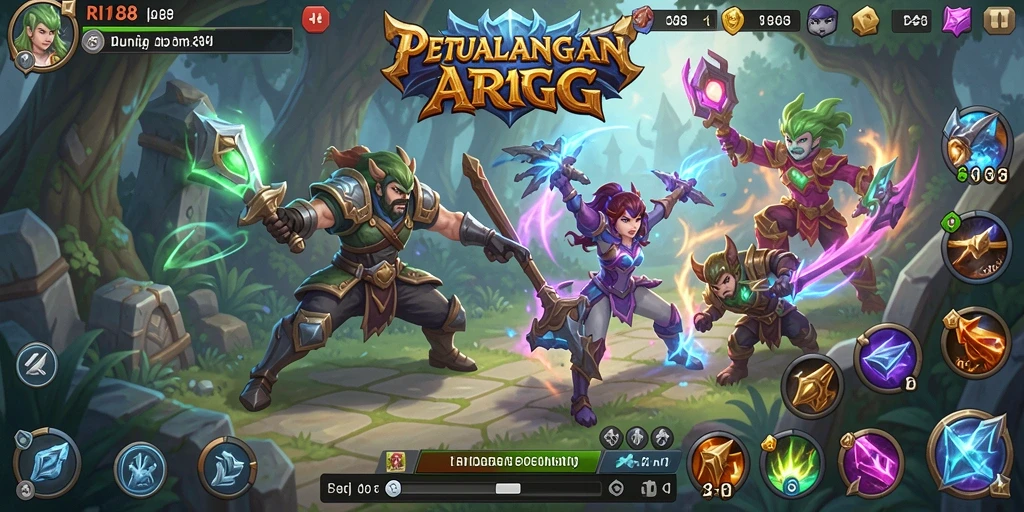 Tampilan menarik dalam gameplay ARPG RI188 dengan aksi mendebarkan.