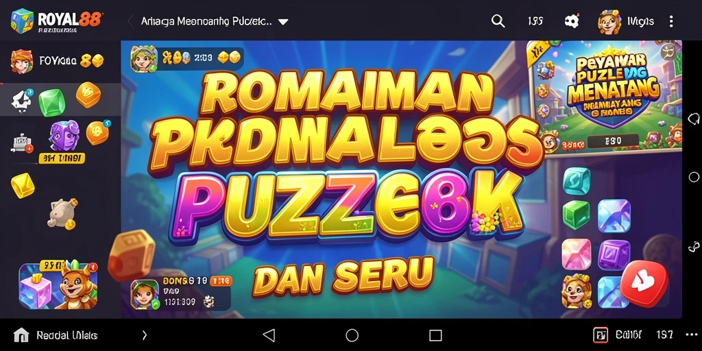 Tampilan gameplay menarik dari ROYAL88 dengan berbagai puzzle menantang.