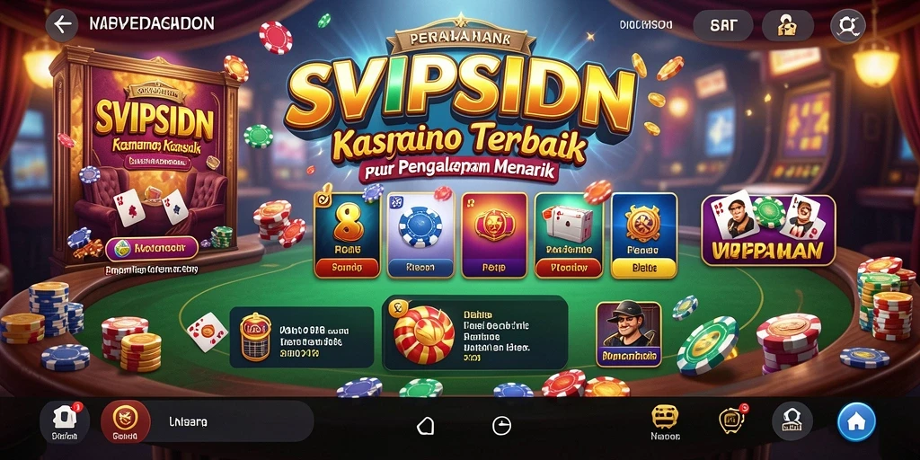 Tampilan menarik dari gameplay Kasino SVIPSIDN yang mengasyikkan.