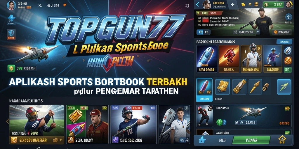 Tampilan menarik dan fitur interaktif dalam gameplay Sportsbook.