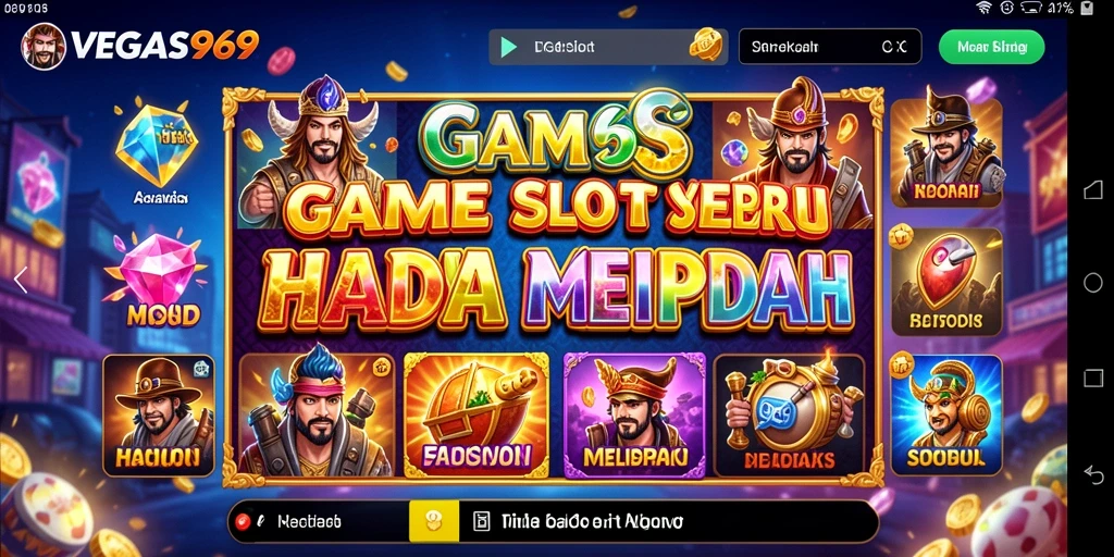 Tampilan menarik dari gameplay Slot VEGAS969 yang seru.